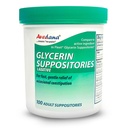 UPP 2g Glycerin Suppotory Laxatives - 100 Sosok Laxative Suplotment Ukuran Dewasa untuk Pria dan Wanita - Suplai Pergerakan Cepat dan Lembut untuk Konstitasi - Suplai Bentuk Dewasa Berkembang