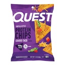 Nutrition Quest Loaded Taco Tortilla Style Protein Chips, 19g Protein, 4g Net Carb, Low Carb, Gluten Free, 1.1 oz (Paket 12)