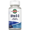 KAL Ultra Vitamin D3 250 mcg (10000 IU), Potency Vitamin D, Calcium Absorpsi, Bone Health dan Imune Suppplemen, Dissolve Instant, Unflashted ActivMEt, 90 Servis, 90 Micro Tablet