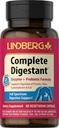 Enzymes Digetical dengan Progetic 124; 60 Capsules 124; Probiotic Formula 124; Vegetarian, Non-GMO, Gluten Free Supplemen 124; oleh Lindberg