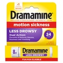 Dramamine Motion Sickness Kurang Tenggelam, Perjalanan Vial, Multicolor, 8 Cacah