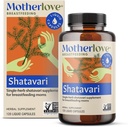 Ibu Shatavari (120 Liquid caps) Suplemen Lactation untuk Mendukung Suplai Susu Breast Selama Menstruasi - Non-GMO, Organik Herbs, Vegan, Kosher