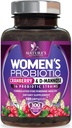 Produksi Perempuan 60 Milyar CFU - 16 Strains, Pregren & Cranberry, PH Saldo, Digetical Health, Vaginal & Imune Dukungan, Women Probiotic for Gut Health, Shelf Stable - 120 Capsules