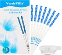 15 Pack Menopause Test Strips at Home, FSH Test Perimenopause Test Hormone Saldo untuk Perempuan Lebih dari 30 Hormonal Test