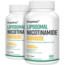 Orgabalay Lipomal Nicotinamide Riboside 2000 MG dengan TMG dan Pterostilbene, Boosting NAD +, Dukungan Penuaan Sehat, 120 Cacah