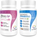Nuttrablast Boric Acid Vaginal Supportation Bundle with Vaginal Progress 124; Supports Odor Control O4; Digetical, UT & Intimate Health