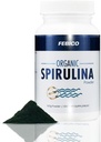 Premium Organic Spirulina Powder - Vegan, Enriched Vitamin B12 Complex, Phycocyanin, Energy Boost, Non-GMO, Gluten Free & Non- Irradiated, USDA, Naturland, Halal Abig