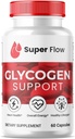 (1 Paket) Super Flow Glycogen, SuperFlow Glycogen Dukung Capsules, Glyco Optimizer Formula, Natural Blood Vessel Cleaner, Premium Super Flow Glycogen Dukungan (60 Capsules)