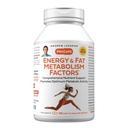 ANDREW LESSMAN Energy and Fat Metabolism Faktor 360 Capsules - Promotes Optimum Fat Burning and Energy Metabolism, dengan Carnitine, Green Tea, Guarana, Ginseng, B-Complex. Mudah untuk menelan Kapsul