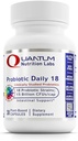 Probilisasi Lab Nutrition Quantum Harian 18 - Probisit for Digetical Health, Progration for Women and Men with Lactociillus Acivoilus, Reuteri for Heally Gut Microbiome - 30 Vegetarian Capsules