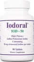 Optimox Iodoral 50 mg Suplemen - Potasium Iodide Tablet, Suplemen Loodine Potensi Tinggi, Dukungan Tiroid, Vitamin & Mineter- 90 Count
