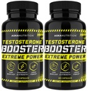 Testosteron Booster for Men - Male Enhancing Suplement with Horny Goat Weed & Tongkat Ali - Muscle Builder Pills - Natural Test Booster Increated Desire, Energy, Stamina, Libido