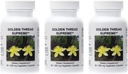 Supreme Nutrition Golden Thread Supreme, 60 Pure Coptis Chinensis Vegetarian Capsules 12.4; Three Pack