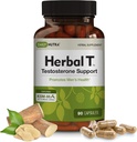 DailyNutra Herbal T Men 's Health Formula Suplement for Endurance, Vitalitas, & Healthy Aging - with KSM-66 Ashwagandha, Tongkat Ali, Tribulus, Eleuthero, & Horny Goat Weed (90 Capsules)