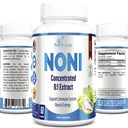 Noni Capsules - Noni Fruit Extract, (Morinda Citrifolia), Immune Dukung - 60 Capsules