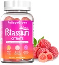 Tambahan Kalium Gummies - Tambahan Potasium untuk Kram Kaki, Muscle & Heart Health - Tambahan 1 Bulan (60 Cacah)