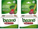 Beano Ekstra Kekuatan, Pencegahan Gas & Digeptical Enzyme Suplemen, 30 Cacah (Paket 2)