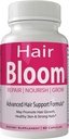 Rambut Bloom Pertumbuhan Rambut Pil Skin dan Nails Tambahan - Advanced Unique Growth Vitamin dan Mineral dengan Biotin - Gluten Gratis 60 Kapsul