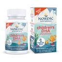 Nordic Descenals Children 's DHA, Strawberry - 120 Mini Chewable Soft Gels for Kids - 250 mg Omega -3 dengan EPA & DHA - Pembangunan Otak & Fungsi
