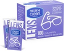 Atkins Chocolate Caramel Mousse Bars, 5 Count + Nice 'n Clean Smudgeguard Les Wipes, 100 Count