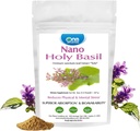 Satu Planet Nutrition Nano Holy Basil Powder 8 oz (227 pelayan), Tulsi, Nano for Enhanced Absorpsi, Support Stress Relief & Imune Dupport, Non-GMO, Vegan, Gluten Free