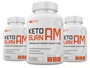 (Pack of 3) Keto Burn AM Morning Ketogenic Weight Management, Keto Burn Pills for Men and Women, 180 Capsules, 3 Bulan Supply