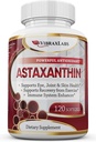 Astroxanthin 10mg Suplement / Best Pure Antioksidant dari Microgalgae, Membantu Skin Care & Eye, Rintangan Arthritic, Penuaan Heally, Energi Boosting, 120 None-GMO Softgeels - Premium Astaxanthin Suplemen
