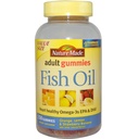 Nature Made Fish Oil Gummies, 150 Softgels Value Size, with Heart- Healthy Omega 3s 57 mg, in Delicious Strawberry, Lemon, & Orange