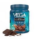 Vega Organic All-inOne Vegan Protein Powder, Chocolate - Superfood Ingrediens, Vitamin for Imunity Support, Keto Friendly, Pea Protein for Women & Men, 13.2 oz (Packaging May Vary)