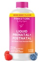 Liquid Prenatal Vitamin Merah Muda Liquid Prenatal untuk Perempuan - Berry Flavor