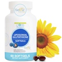 Core Med Science Lipomal Glutathione Suplement (500mg, 60 Softgels) - Pure Reduced Setria with Phospholipid Complex - Antioksidant Suplemen Energi, dan Skin