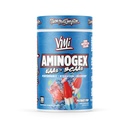 VMI Olahraga Aminogex Ultra 124; BCAA Powder 124; Amino Acids + Betaine dan Glutamine 14; Amino Accorout Recorvery Drinder 124; Intra Workout Minum dengan Electrolytes 124; (30 Servings) (Patriot Pop)