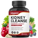 23-in- 1 Kidney Cleanse Detox & Repair dengan 50: 1 Cranberry Extract 12.4; Botanical Formula untuk Urinary Tract Wellness 124; 60 Capsules