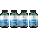 Swanson Inositol 650 Miligram 100 Capsules (4 Pack)
