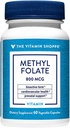 The Vitamin Shoppe Methylfolat for Women 's Health - Prenatal Dukung & Baby Development - 800 MCG (60 Vegetable Capsules)