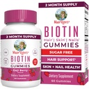 MaryRuth Organics Biotin Gummies 124; Gula Bebas 124; Vegan 124; None-GMO 124; 2.500 mcg Biotin Suplemen 12.4; Rambut Skin dan Nails Vitamin 124;
