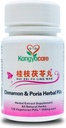 GUI Zhi Fu Ling Wan Ling Nasabah - Cinnamon & Polls - Bantuan Cycle Relief Alam - Bantuan Menstrual Cramps, Bloating, Ketidaknyaman- Kesehatan Wanita - Semua Natural - 126 Ct (1 Botol)