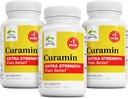 Terry Tentu Curamin Ekstra Kekuatan - Curcumin & Boswellia untuk Sirkulasi Kesehatan Dukungan - Turmeric Tambahan untuk Dukungan Joints, Kesehatan Otot & Endorphin Produksi - 120 Tablets (Paket 3)