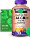 Kalsium Gummies 500 mg dengan D3 & Zinc, 120 Gummies dengan Exclusive Better Ligth & Spring Guide