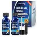 Pengobatan Jamur Toenail Ekstra Kekuatan dengan 25% Acid Undesilenic & Tea Tree Oil, Perawatan Jamur Nail untuk Toenail & Fingernail, Pengobatan Nail Antifungal untuk Damaged Nails dan Toenails- 2Pcs