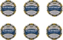 Rawleigh Medicated Omeal: 4.5 oz Blue Tin, Topical Chest Gosok untuk Cold, Nasal Contraffic, Minor Aches and Pain, dengan Camphor, Menecalyptus, Non-Greasy Formula - Paket 6