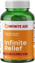 Tambahan Dukungan Bersama Infinite UMUR, 30 Count - dibuat di Amerika Serikat, Vegan, Gluten Free, All- Natural - 250mg Turmerik Ekstrak Ditambah 240mg Polycin dari White Willow Bark