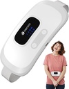 CooCoCoCoPortable Heating Pad for Period Cramps, Sabuk Waist Cordless untuk Bantuan Menstrual Cramp, Pad Fast Heat dengan 4 Heat Levels dan 4 Vibration Modes, Gifts for Women Girl, White