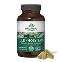 ORGANIC INDIA Tulsi Holy Basil Capsules - Holy Basil Extract, Herbal Suplement, Ammune Support, Stress Relief, Vegan, Gluten- Free, Kosher, Organik, Non-GMO - 180 Capsules