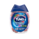 TuMS Chewy Bite Antax Tablet untuk Relief Heartburn dan Relief Internation Acid, Berries Didukung - 60 Count