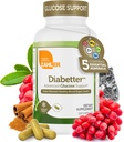 Zahler Diabetter, Advanced Glude Support Supplemen dengan Cinnamon, Cerdened Kosher, 180 Kapsul