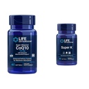 Ekstensi Hidup Super Ubiquinol CoQ10 dengan dukungan Enhanced Mitokondrial & Super K, Vitamin K1, Vitamin K2 mk-7, Vitamin K2 mk-4