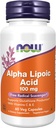 Suplemen Makanan SEKARANG, Alpha Lipoic Acid 100 mg dengan Vitamin C & E, Scavenger Radikal Bebas *, 60 Veg Capsules