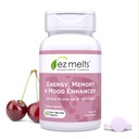 EZ Melts Dissolable Energy, Memory and Mood Enhancer, B-Vitamin, Sugar- Free, 2-Month Suply - 1 Pack