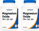 Nutricost Magnesium Oxide 750mg, 240 Capsules (2 Botol)
